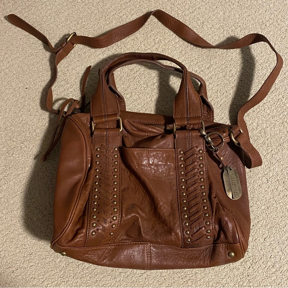 Andrew Marc Brown Leather Women's Bag